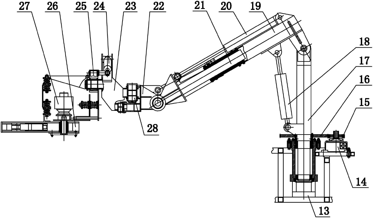 Self-propelling camellia oleifera fruit-picking machine