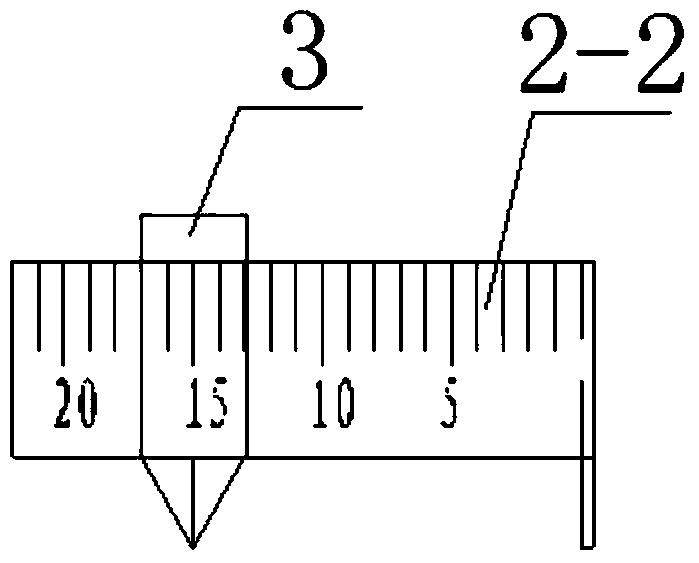 A defect location device for ultrasonic testing