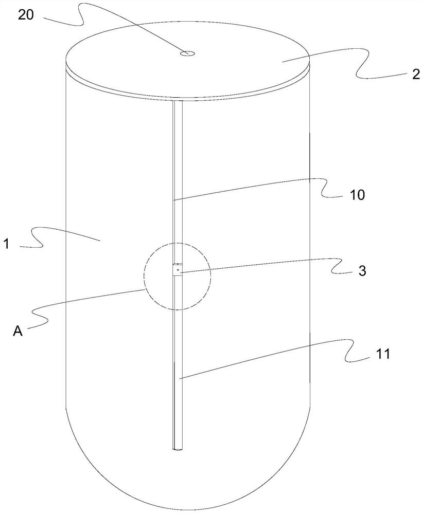 Device for preparing injection type autologous i-PRF and preparation method