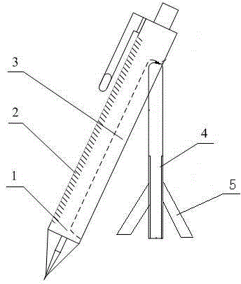 Pencil capable of standing upright