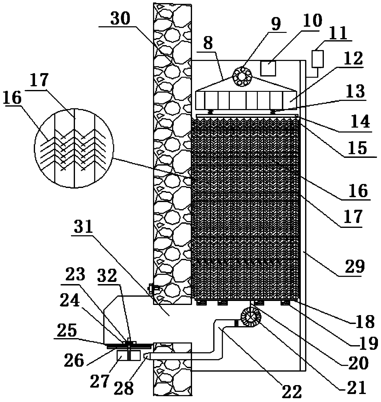 Air filter for intelligent ventilating system and air filtering method of air filter for intelligent ventilating system