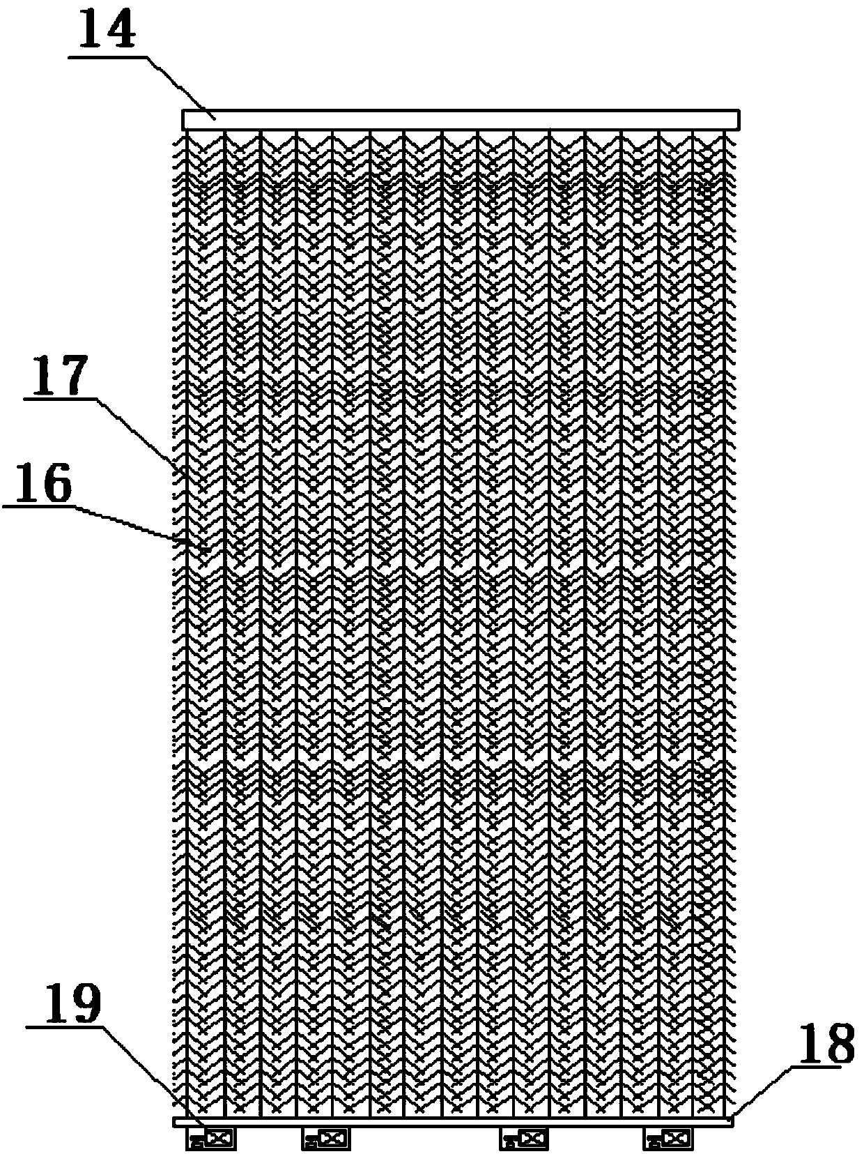 Air filter for intelligent ventilating system and air filtering method of air filter for intelligent ventilating system