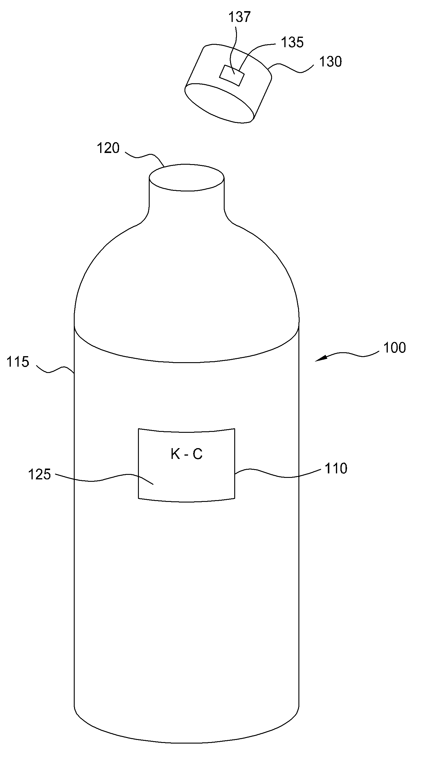 Container with an in-mold label