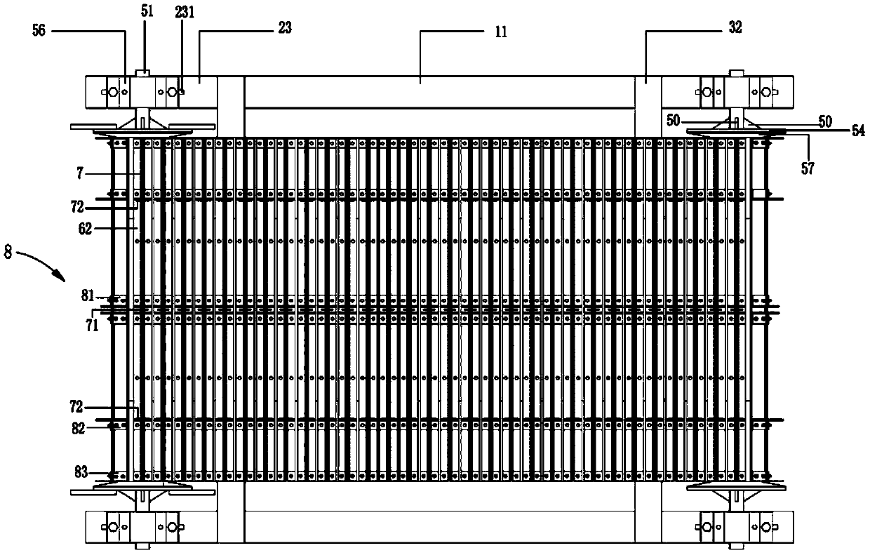 Conveyor belt type water stop screw welding mold