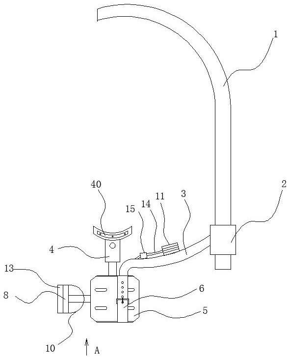 Movable auxiliary elastic supporting device