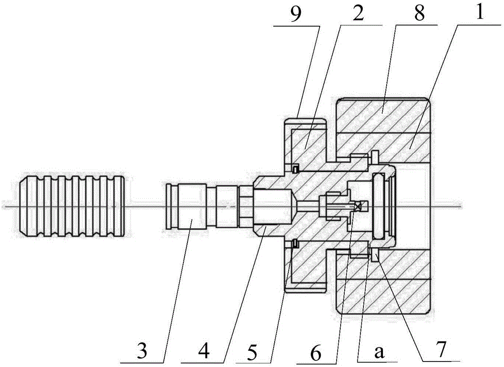 Gas-taking joint and online gas-taking method