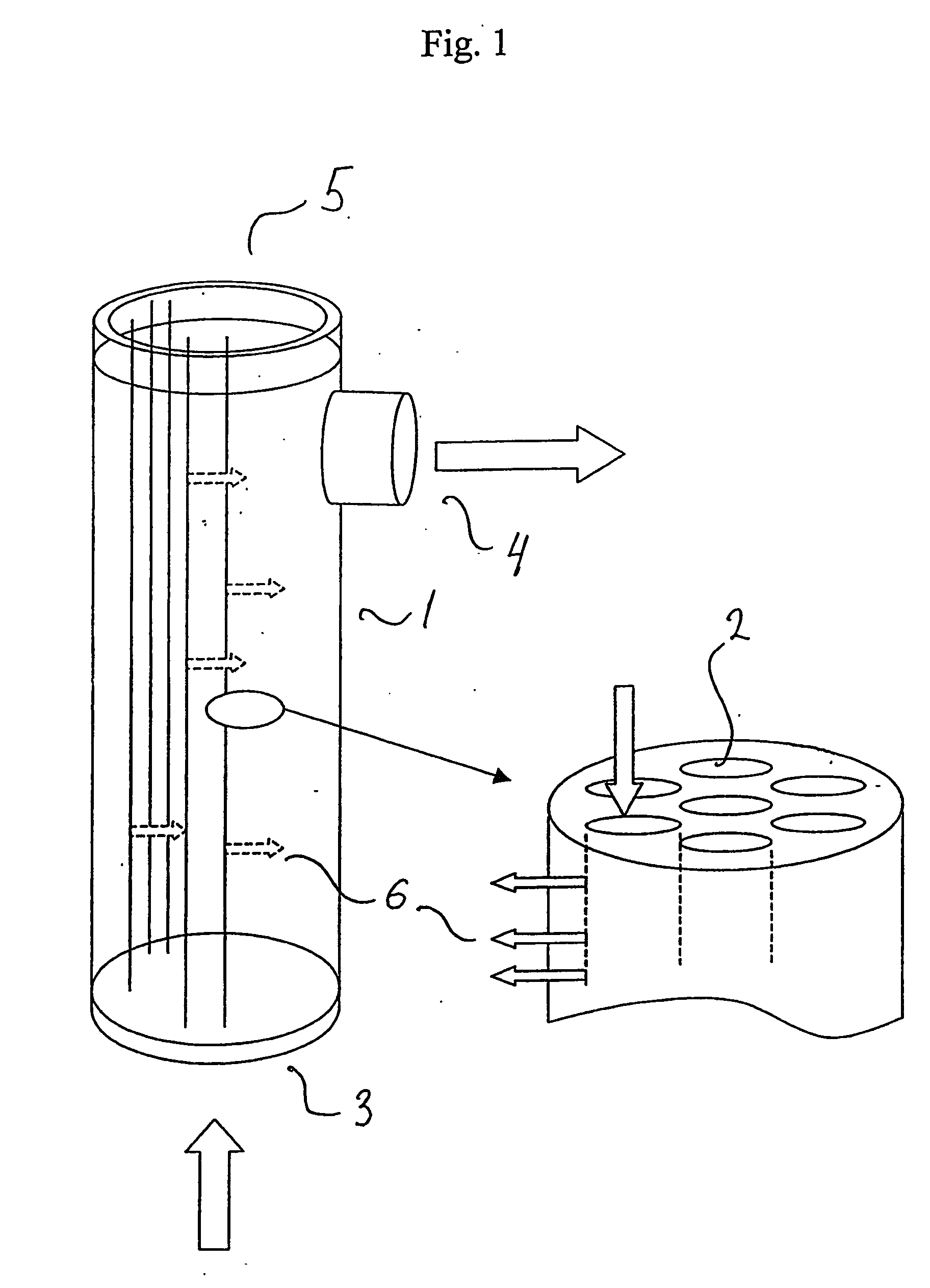 Filtration system having hydrophilic capillary membranes