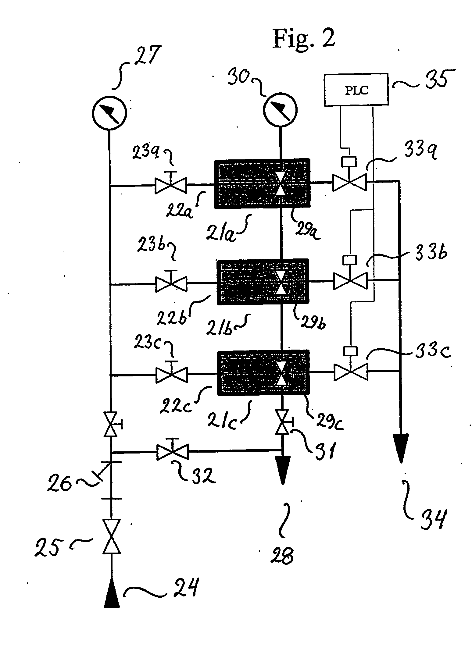 Filtration system having hydrophilic capillary membranes