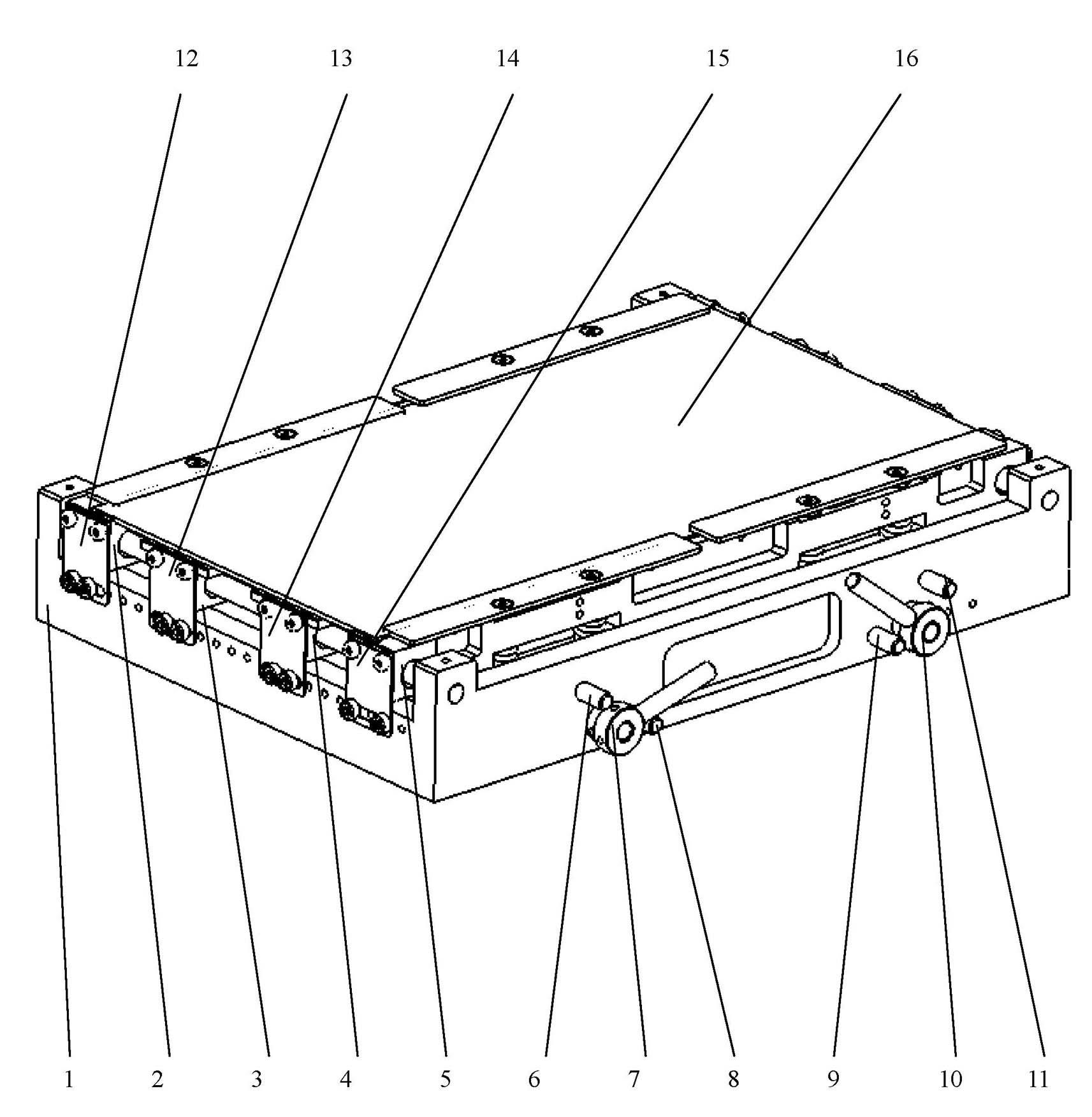 Adjustable fixture used for clamping surface plate base plate