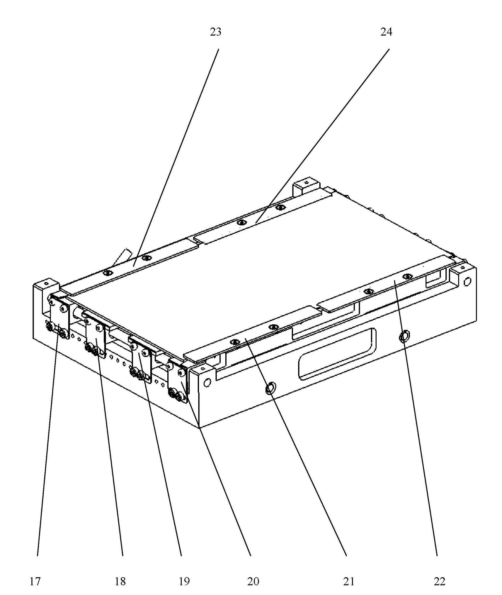 Adjustable fixture used for clamping surface plate base plate