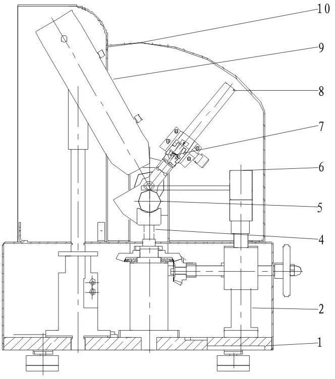 Non-contact laser detecting instrument for displaying roughness of steel ball