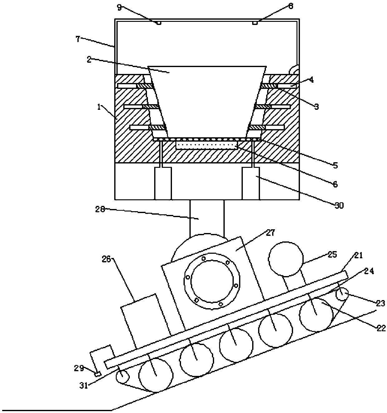 Anti-fog chemical liquid transport robot