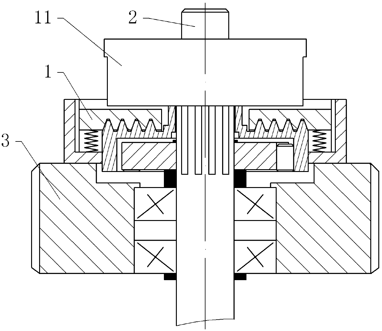 Overrunning device