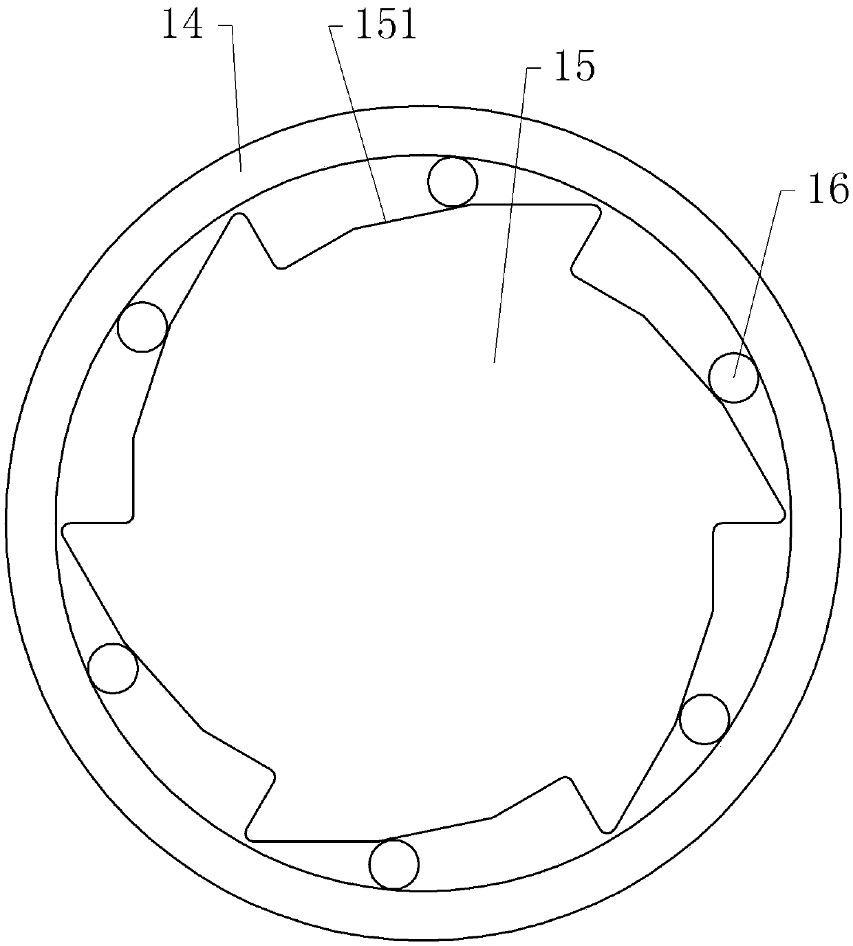 Overrunning device