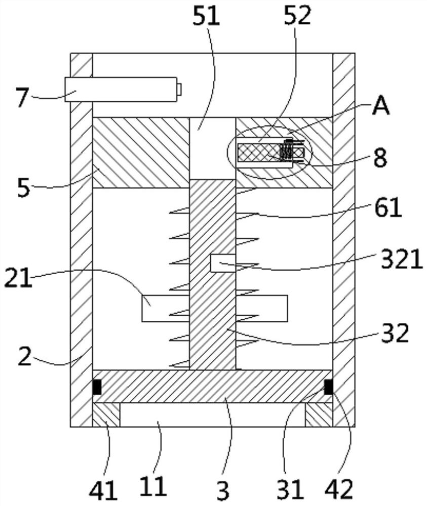 Explosion-proof structure for smelting furnace