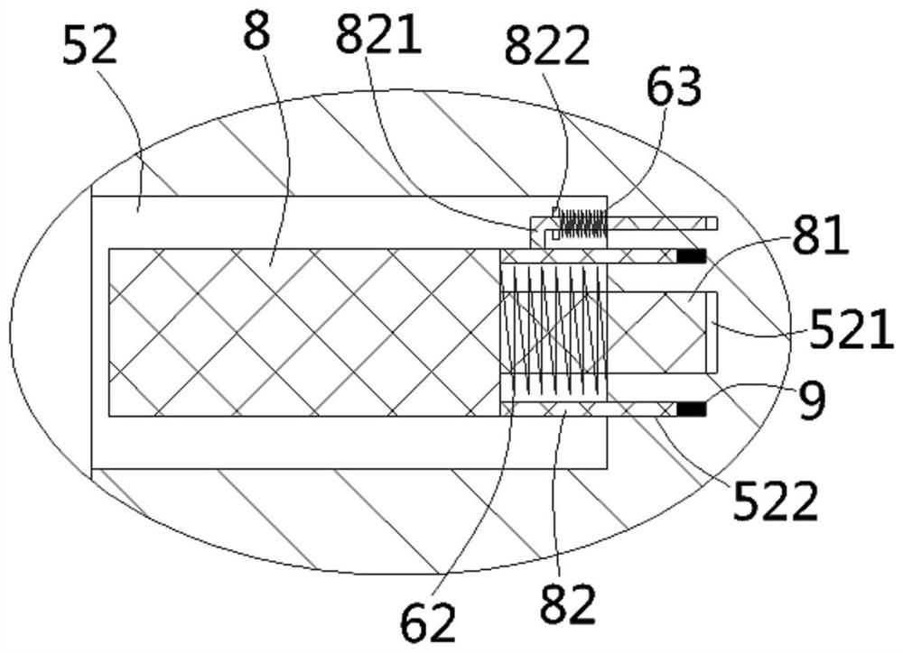 Explosion-proof structure for smelting furnace