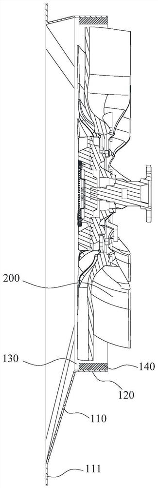 Heavy truck, engine and fan guard