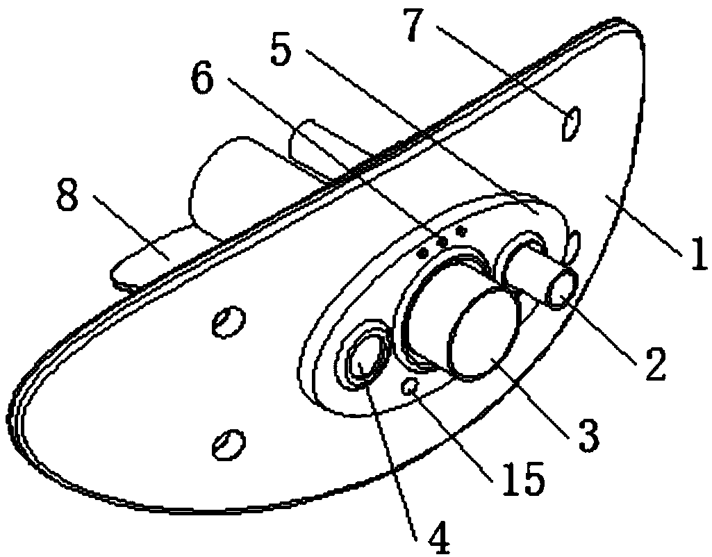 Multi-channel pharynx oralis air breather for anesthesiology department