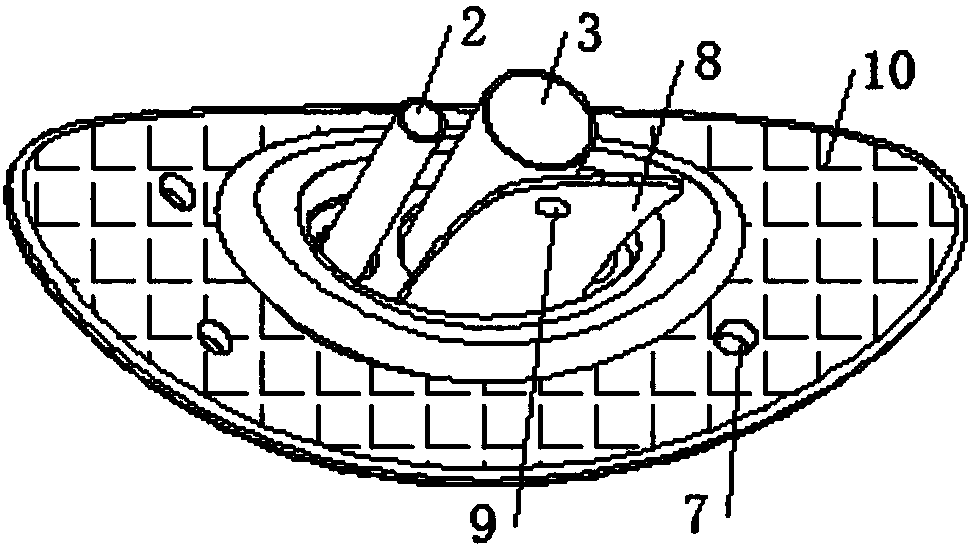 Multi-channel pharynx oralis air breather for anesthesiology department