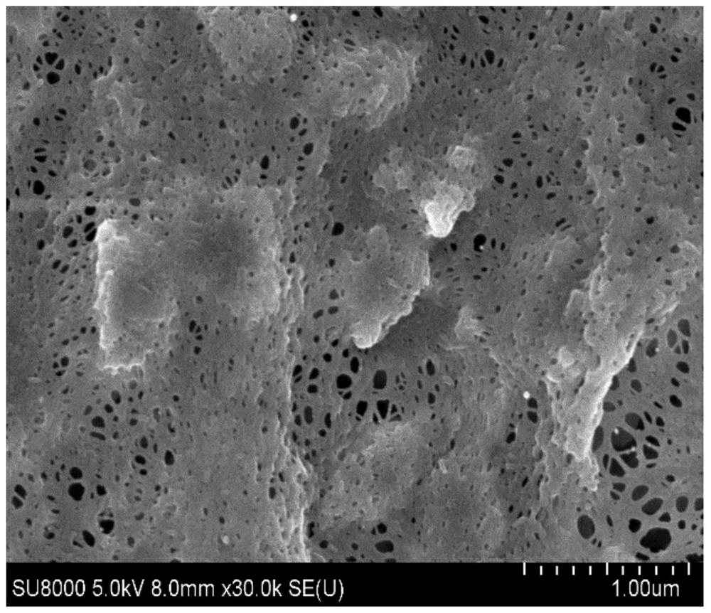 Preparation method of highly air-permeable vinylidene fluoride polymer mixed-coated separator