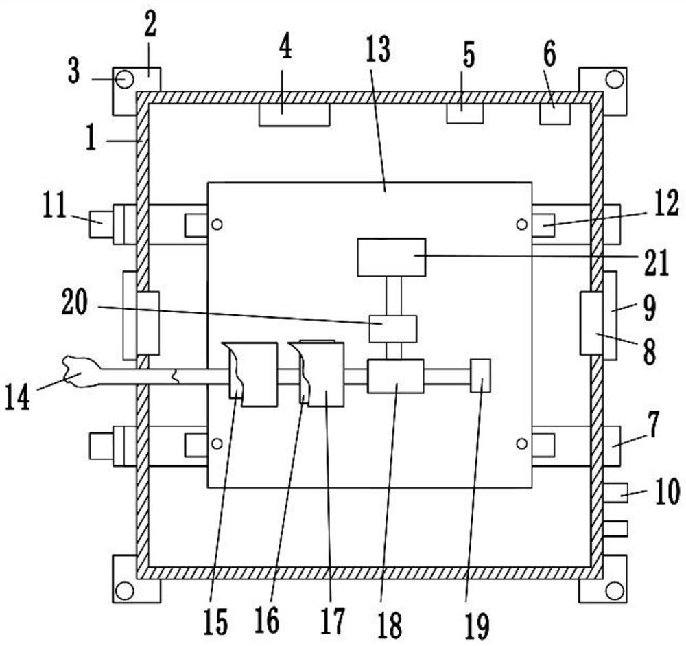 An automatic control device for power line power supply