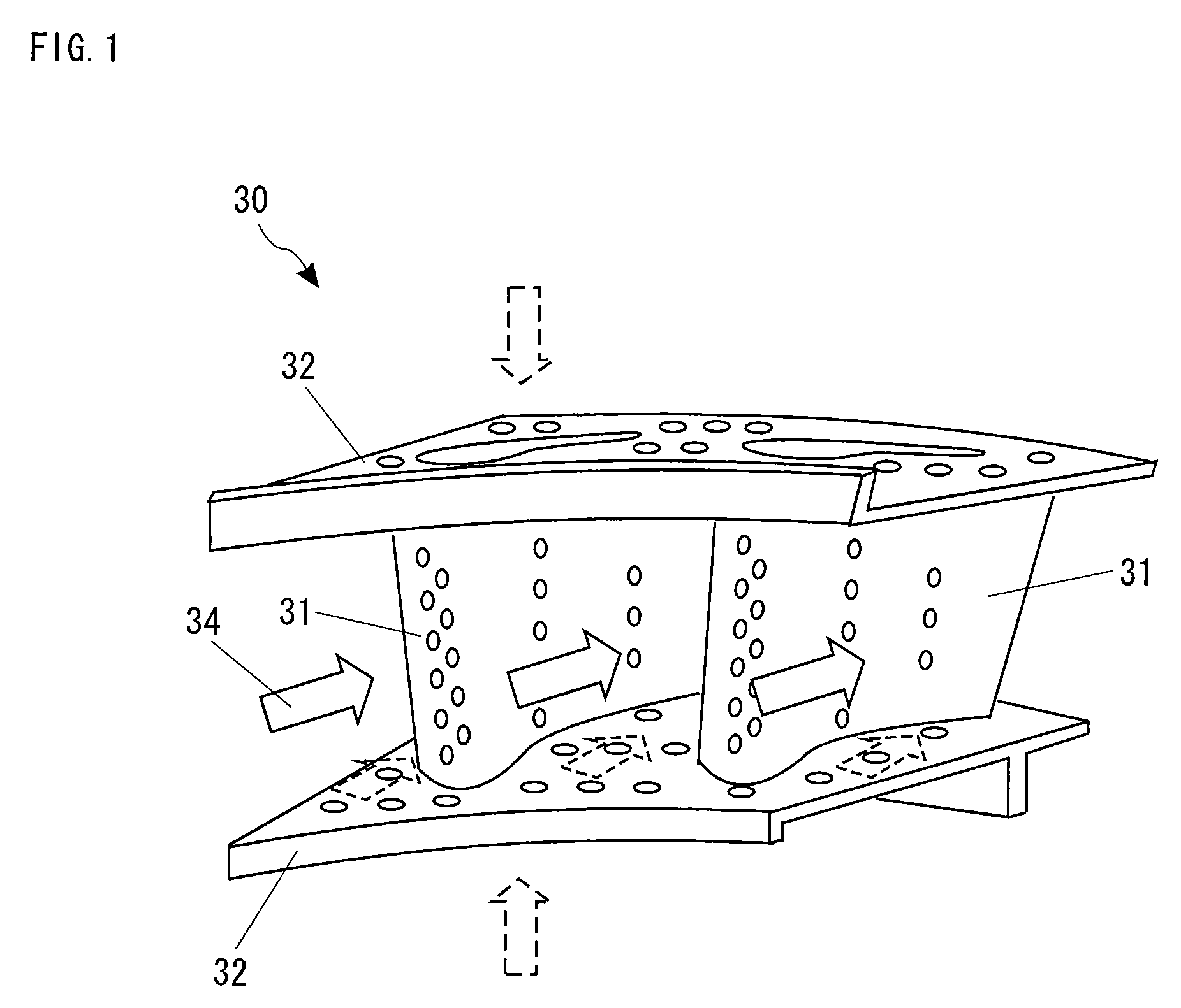 CMC turbine stator blade