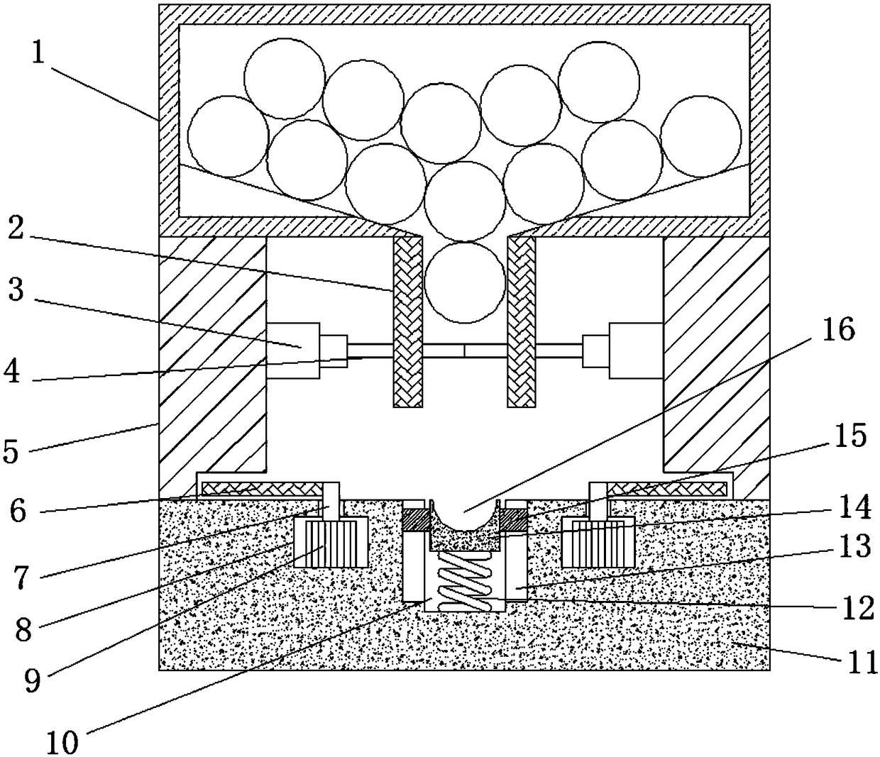 High-speed short circuit testing device for lithium battery