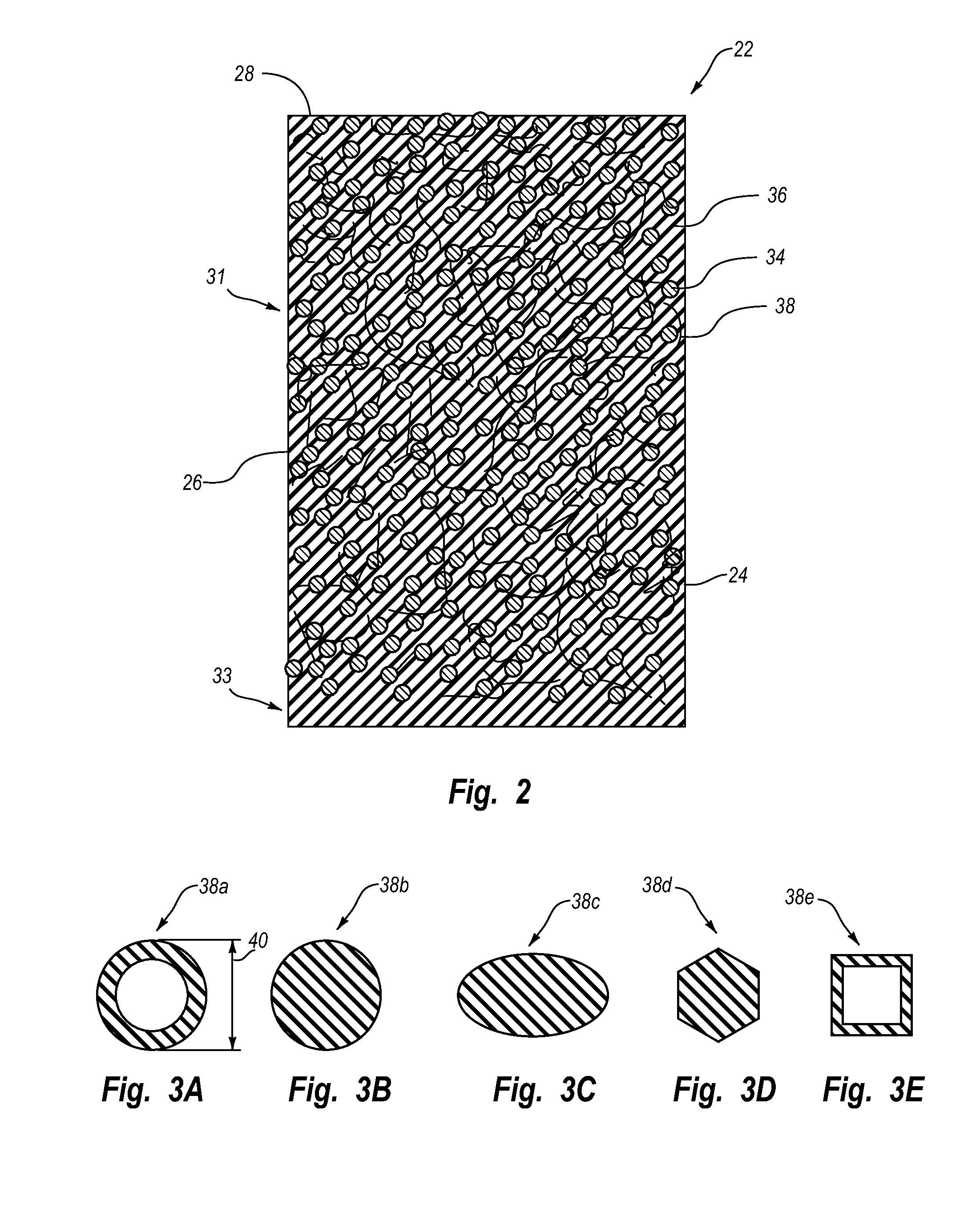 Impregnated drilling tools including elongated structures