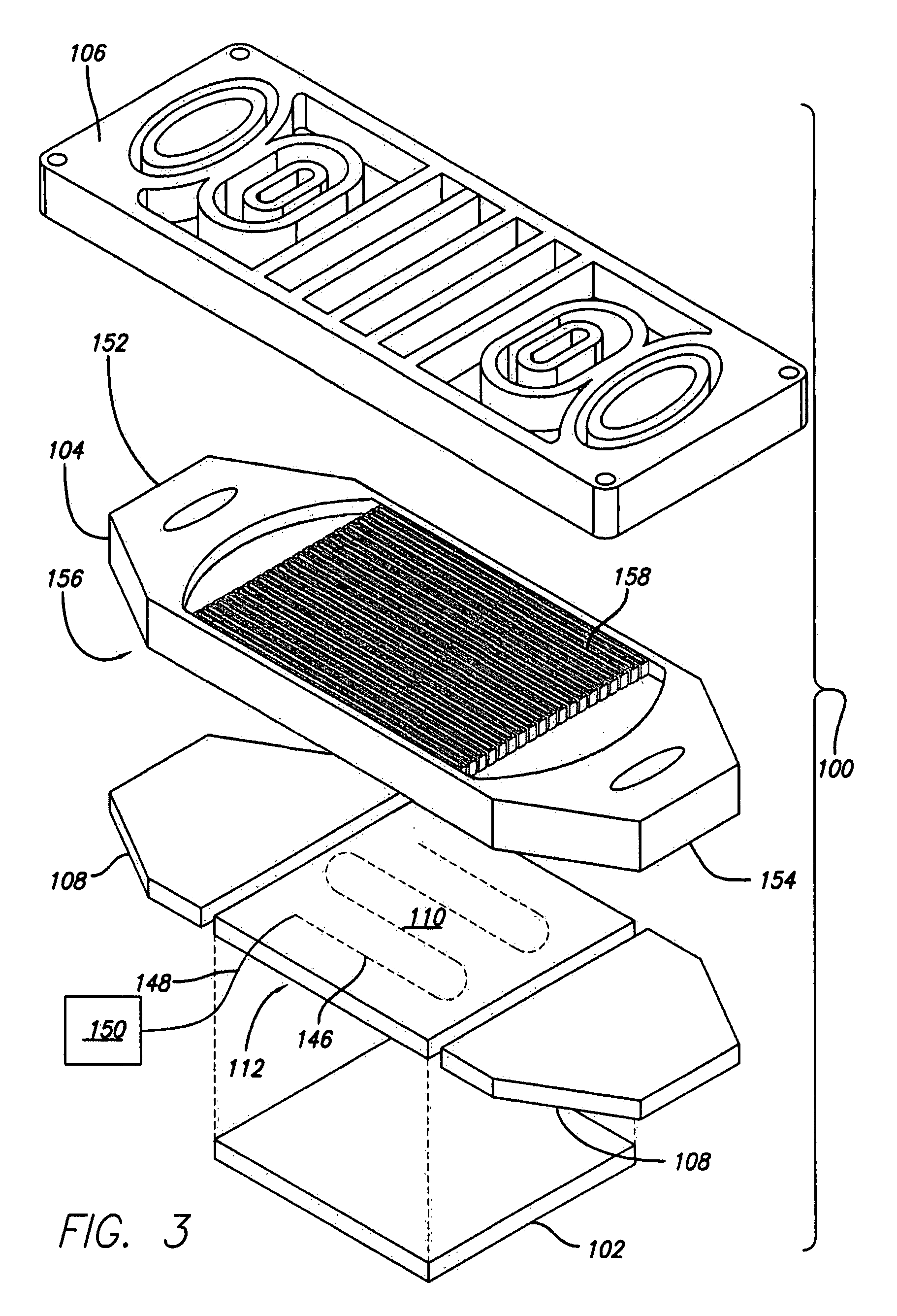 Active thermal control system with miniature liquid-cooled temperature control device for electronic device testing