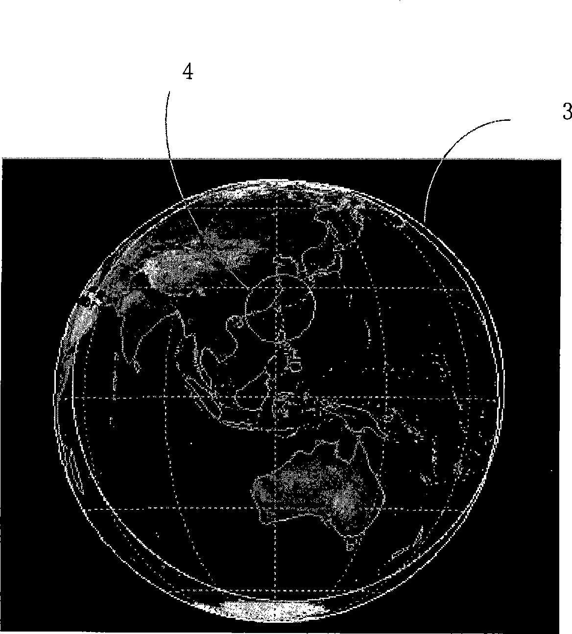 Synthetic aperture radar three-dimensional microwave imaging method for circular track of earth synchronization orbit