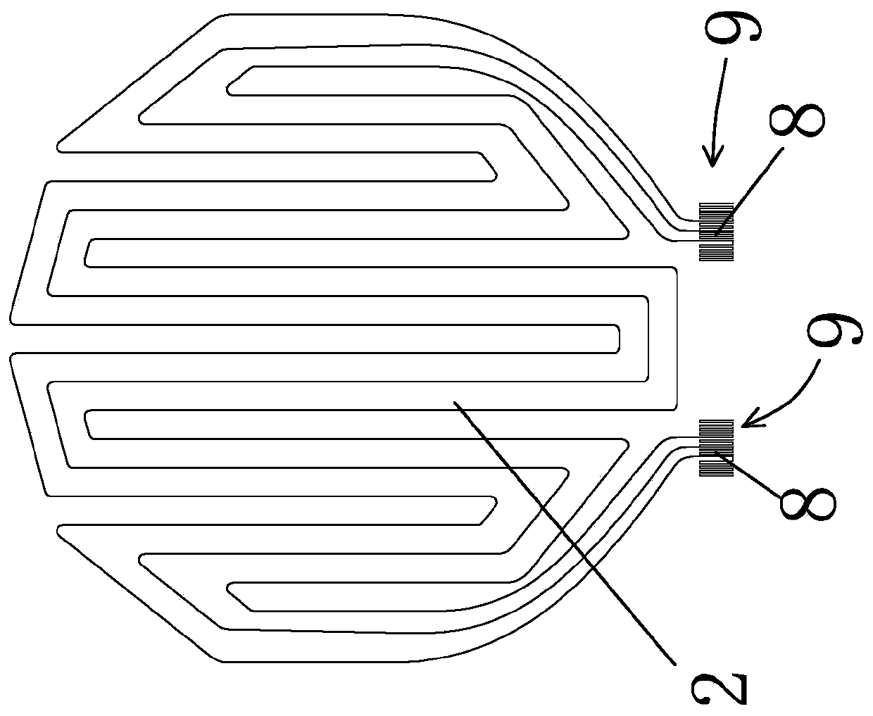 Heatable radome structure and production method thereof