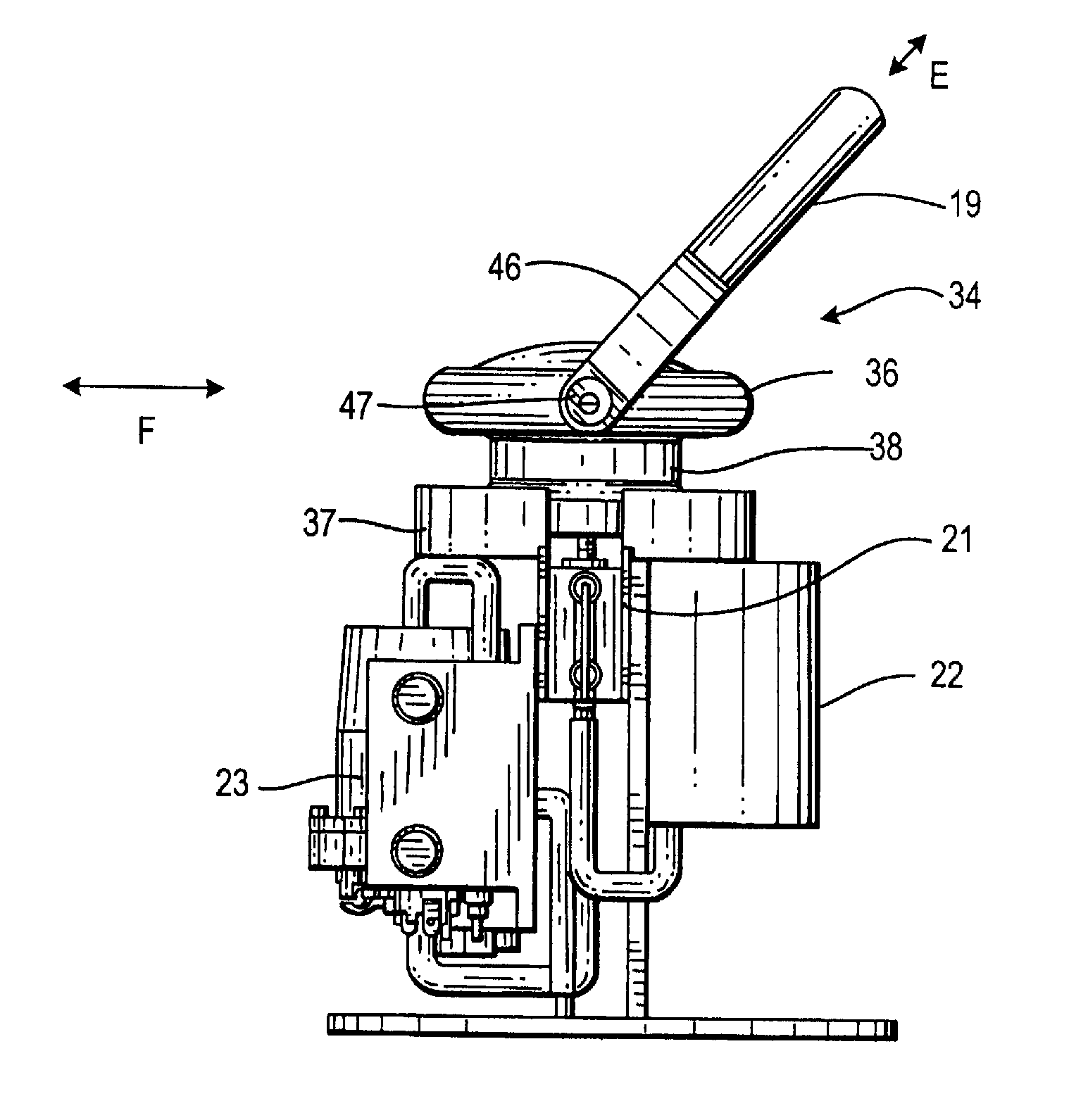 Multi-directional actuator for a pump