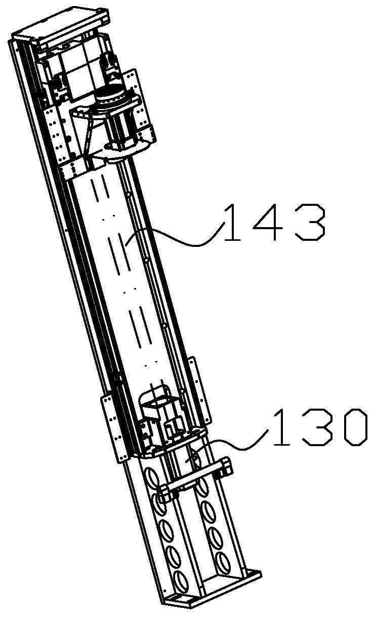 Five-axis mechanical arm used for passage verification