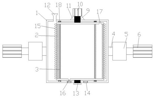 Squeezing and filtering mechanism for raspberry wine brewing