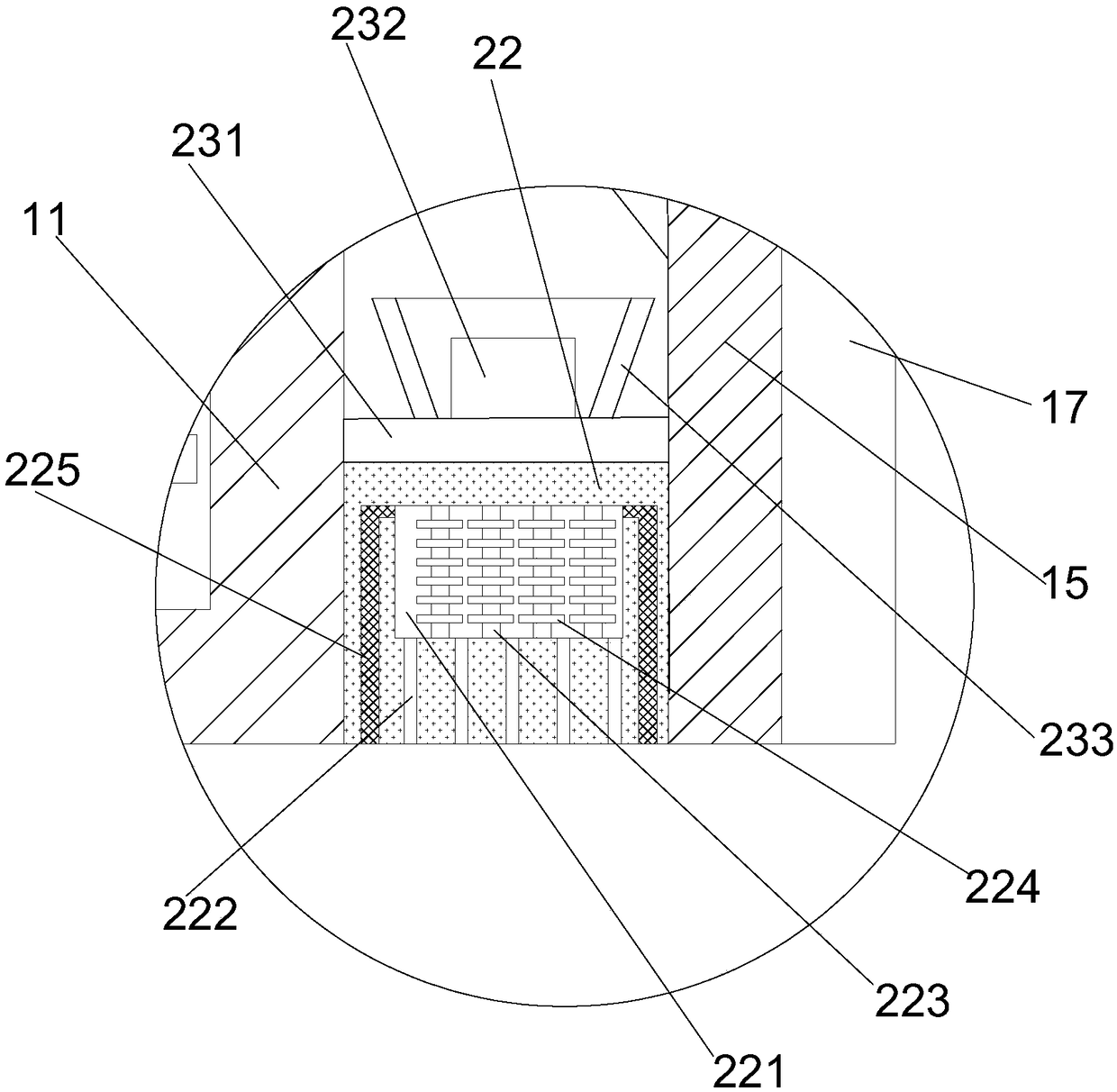 Liquid crystal display module not easy to damage