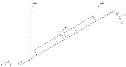 Visualization liquid-liquid diphasic loop experiment device