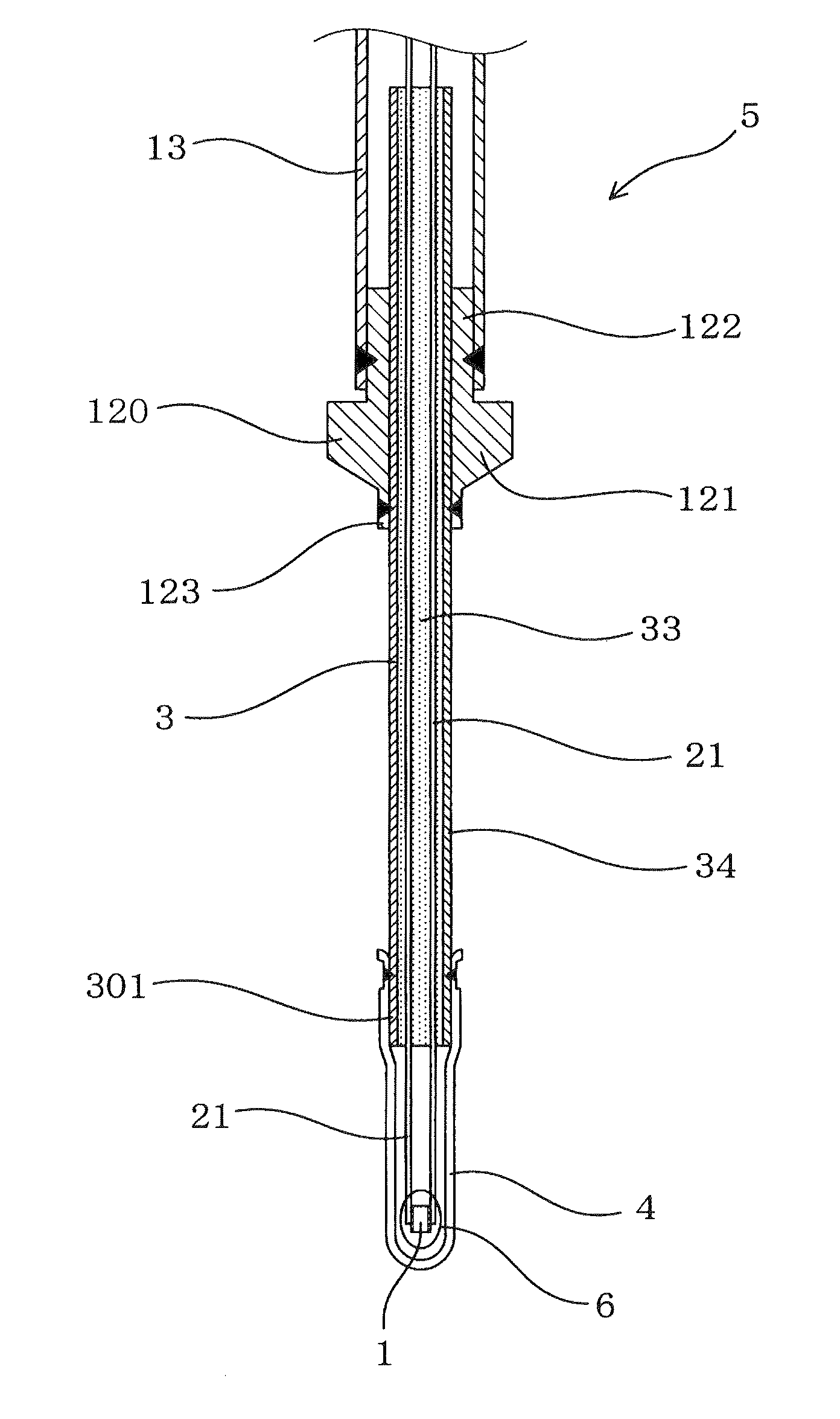 Temperature sensor element, method for manufacturing same, and temperature sensor