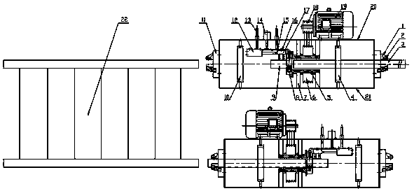 Magnetic flux leakage detecting device for steel pipe and detection method thereof