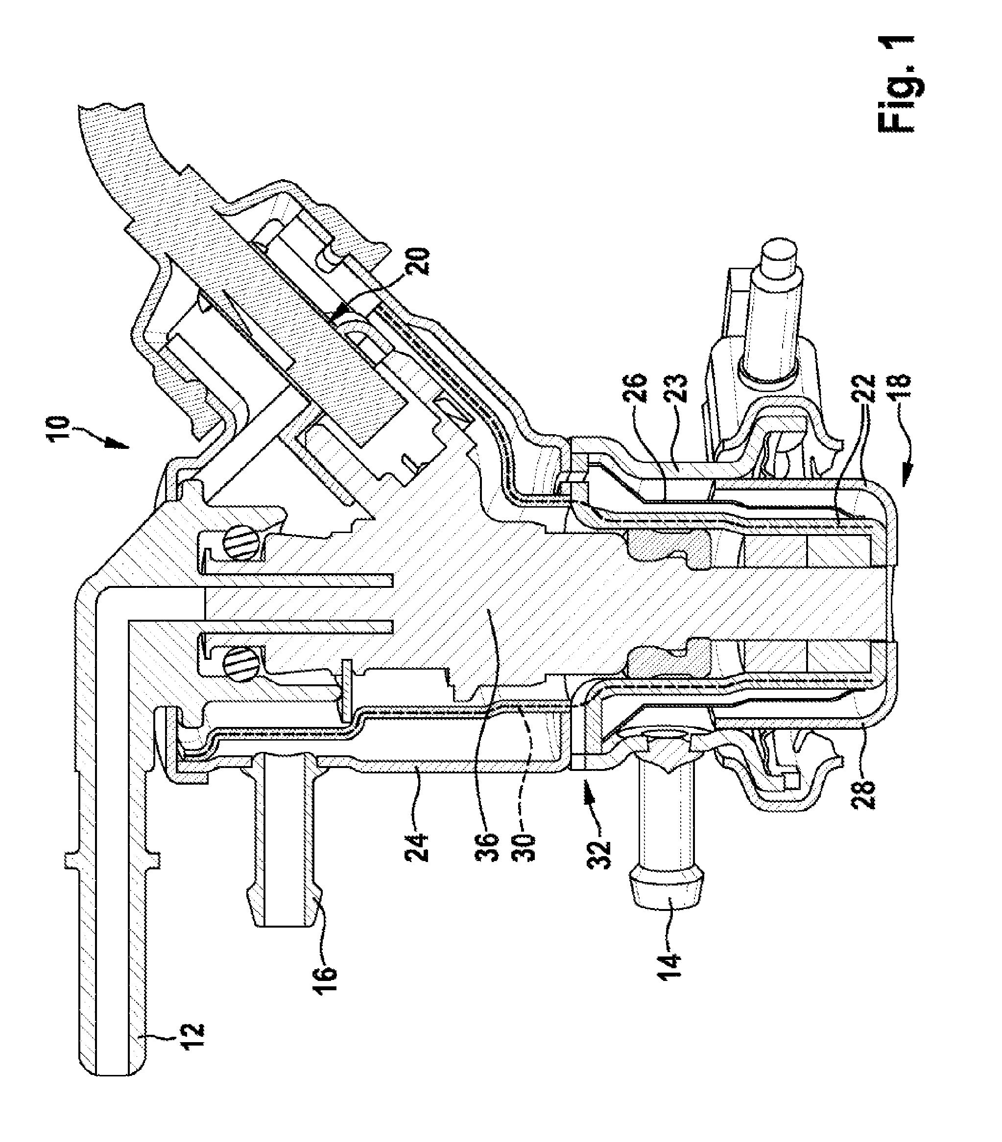 Water-cooled dosing module