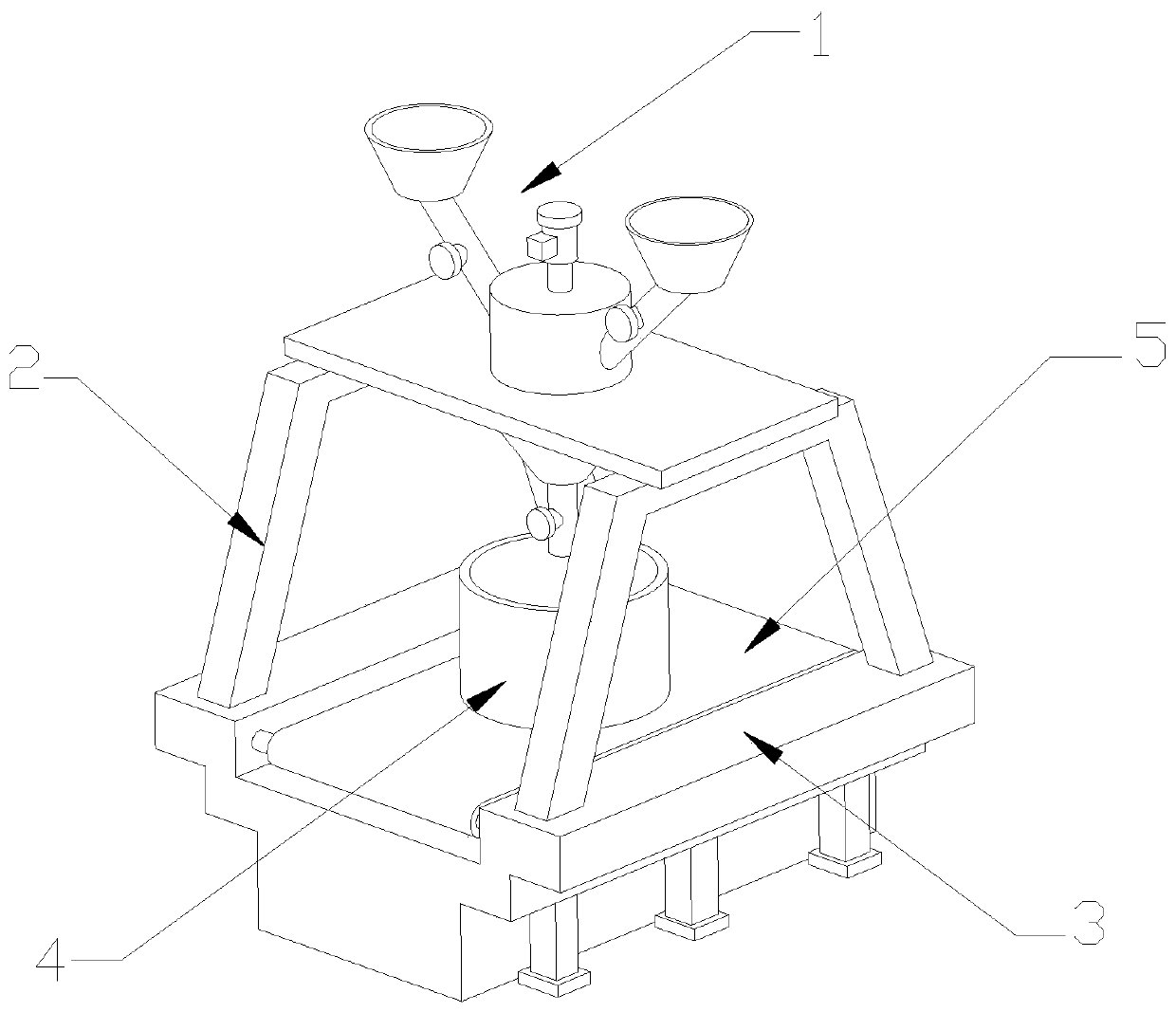 Preparation method of fruity oil-water compatible edible essence and preparation device thereof