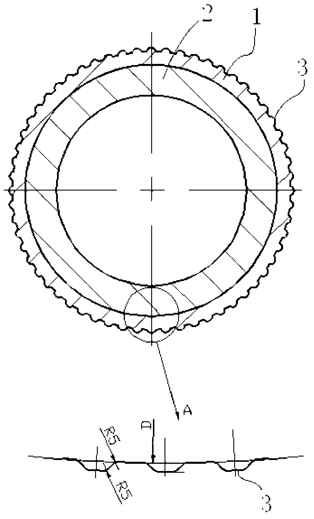 Surfacing-free centrifugal combined ultra-high anti-abrasion roll squeezer roller sleeve and manufacturing method thereof