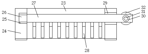 Food grain airing device convenient to use