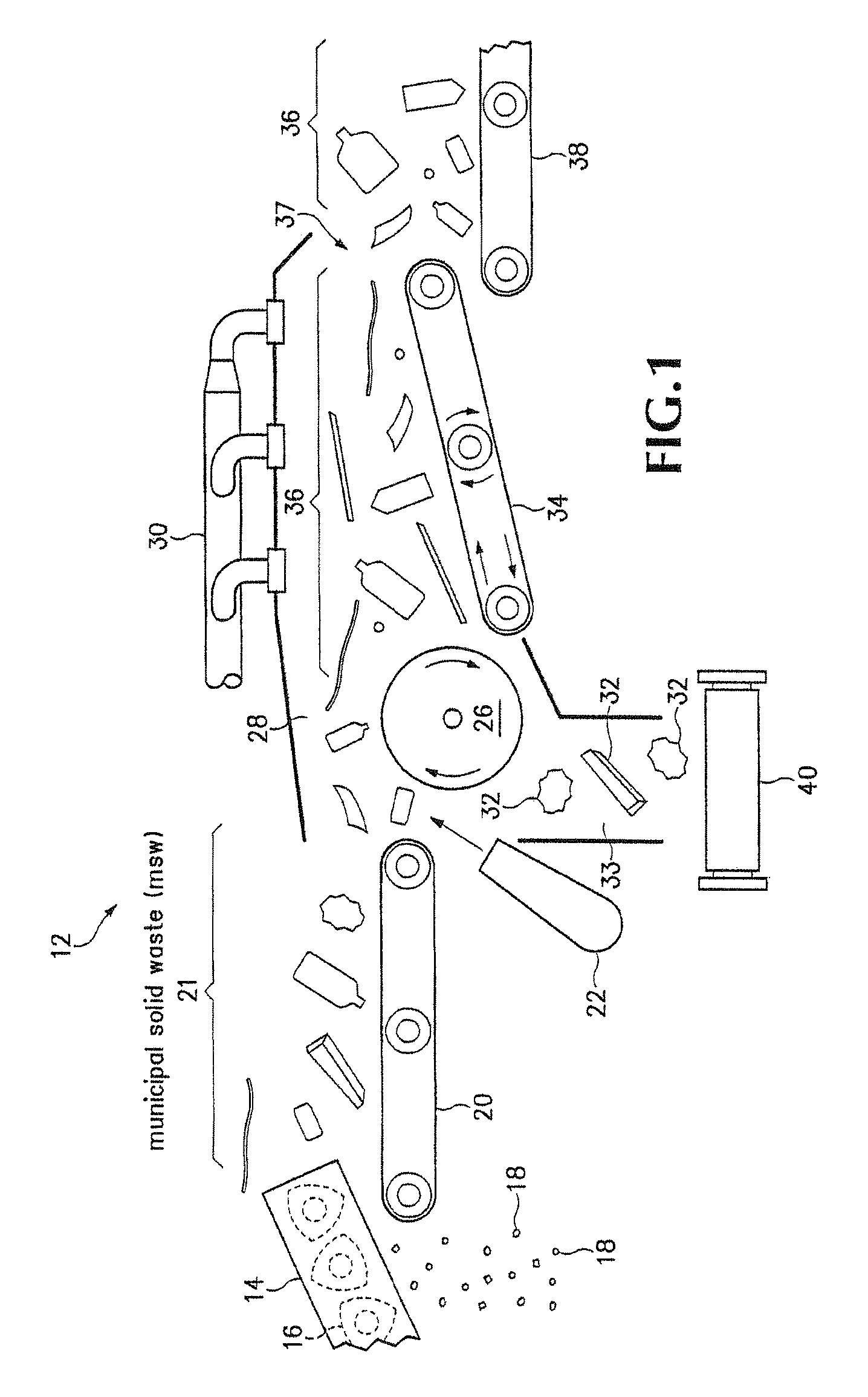 Electrostatic material separator