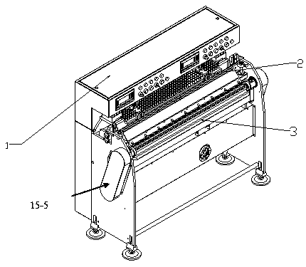 Numerical control corner cutting and edge folding machine equipment