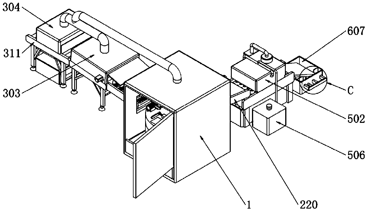 Environmental-friendly punching device