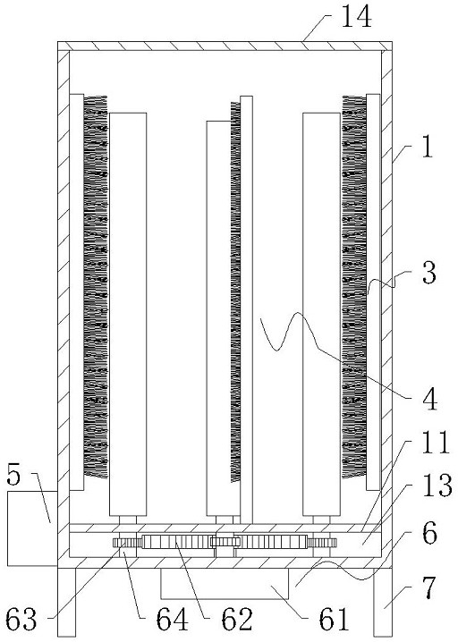 Storage box for sampling equipment for geological resource exploration