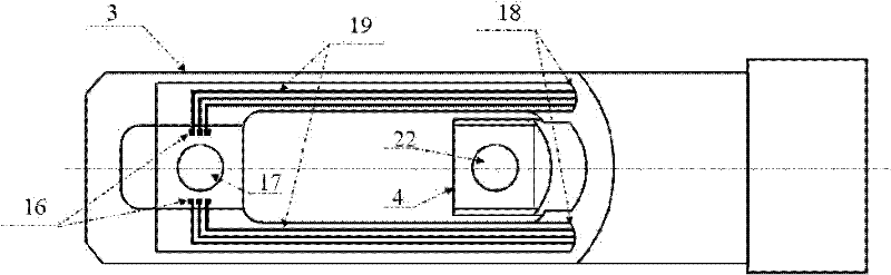 Uniaxial tension sample holder capable of testing in-situ stress and electrical property for transmission electron microscope