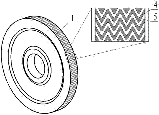 Preparation method of grinding wheel with discretely reinforced hub electroplated with super hard abrasive