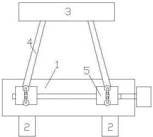 Power transmission line aerial work lifting platform