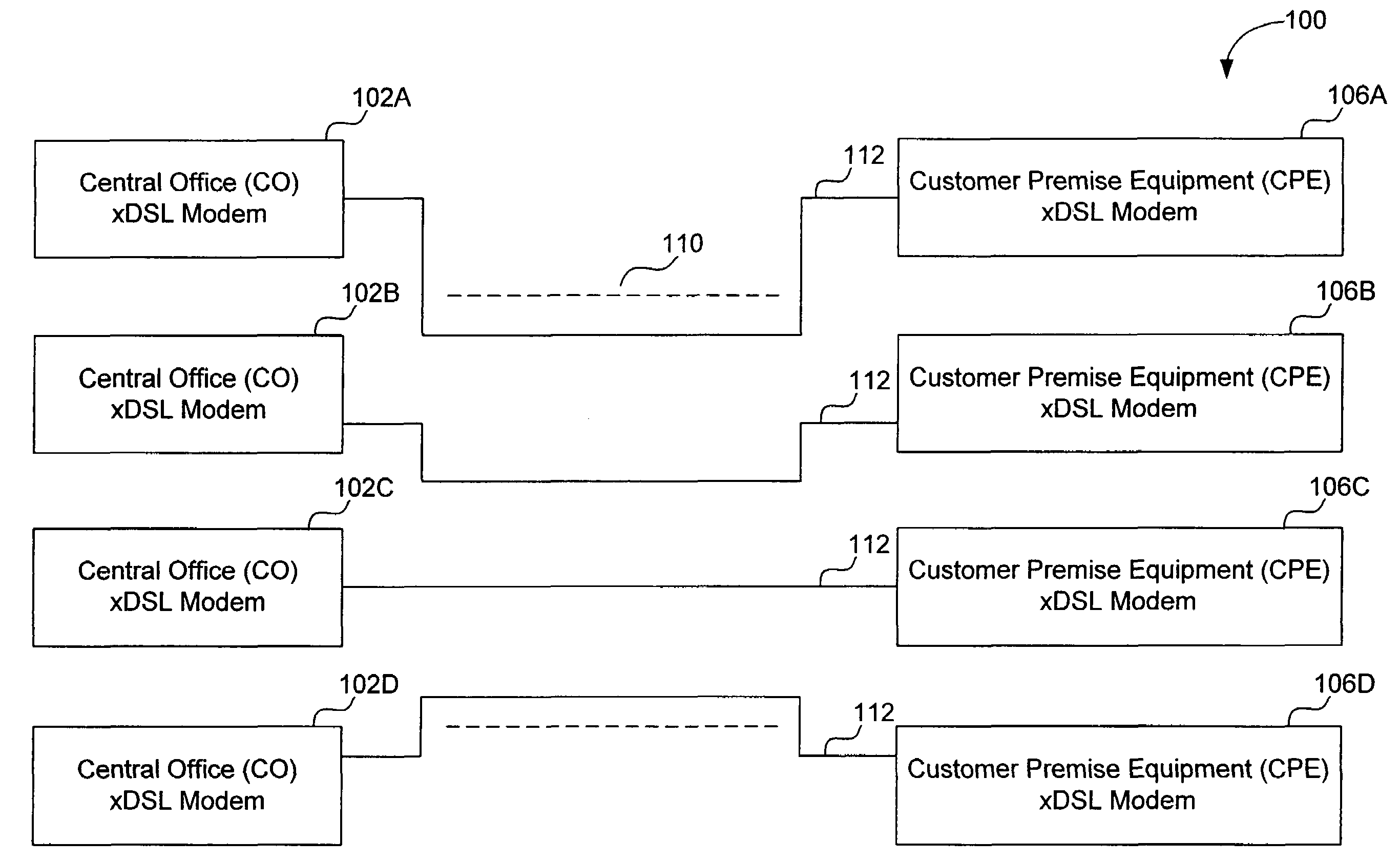 Method and system for reducing cross-talk and avoiding bridged taps